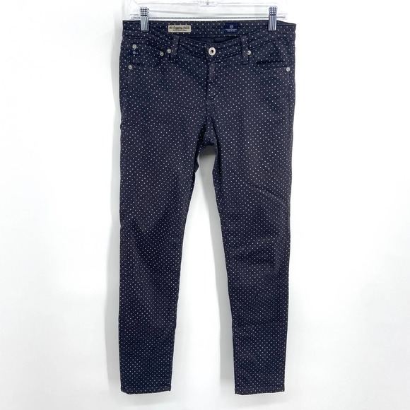 AG Black White Polka Dot The Legging Ankle Super Skinny Pant ASO Taylor Swift - Picture 4 of 10